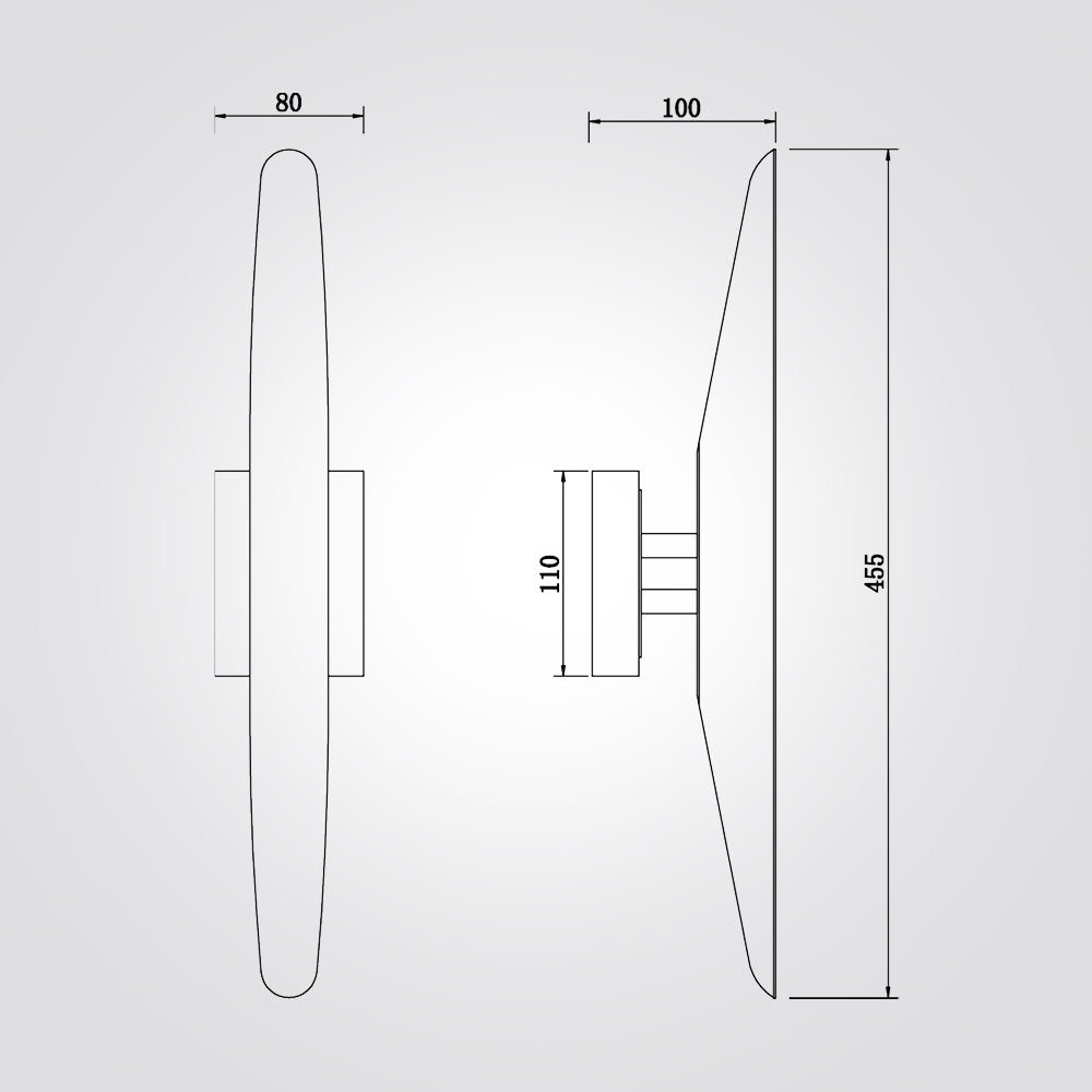 מנורת קיר אפ- אדון ניק| פליז