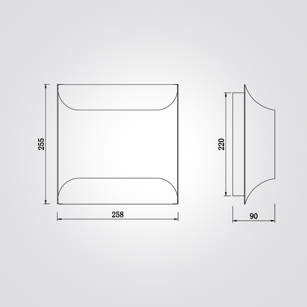 מנורת קיר אפ- דאון לוני| דגם A