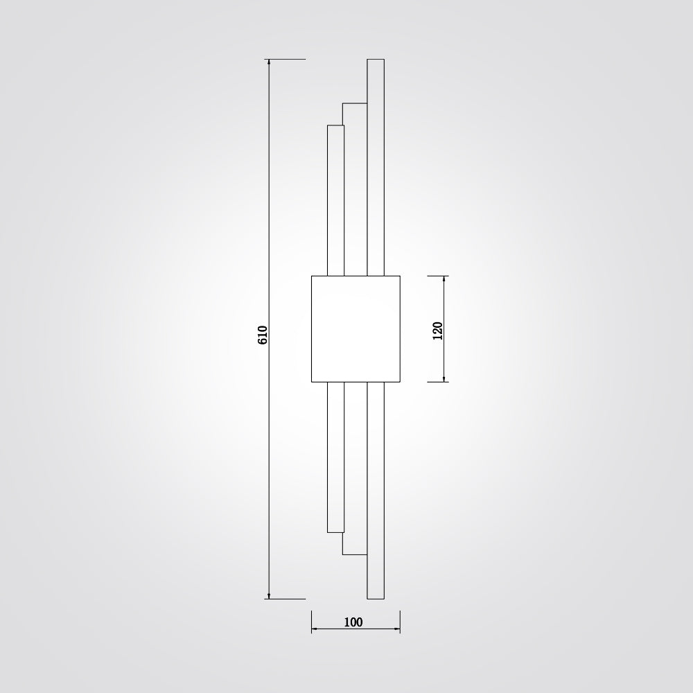 מנורת קיר אוסטין פליז שיש| שחור| לבן