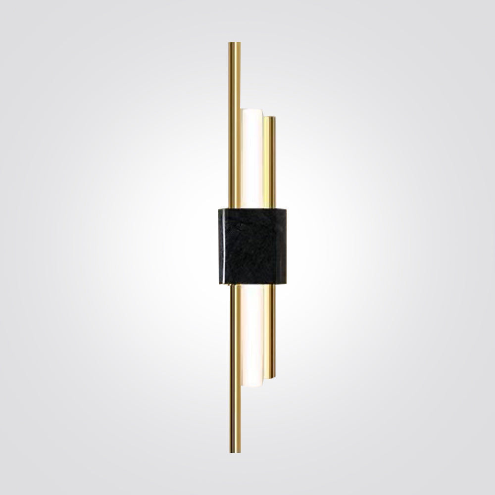 מנורת קיר אוסטין פליז שיש| שחור| לבן