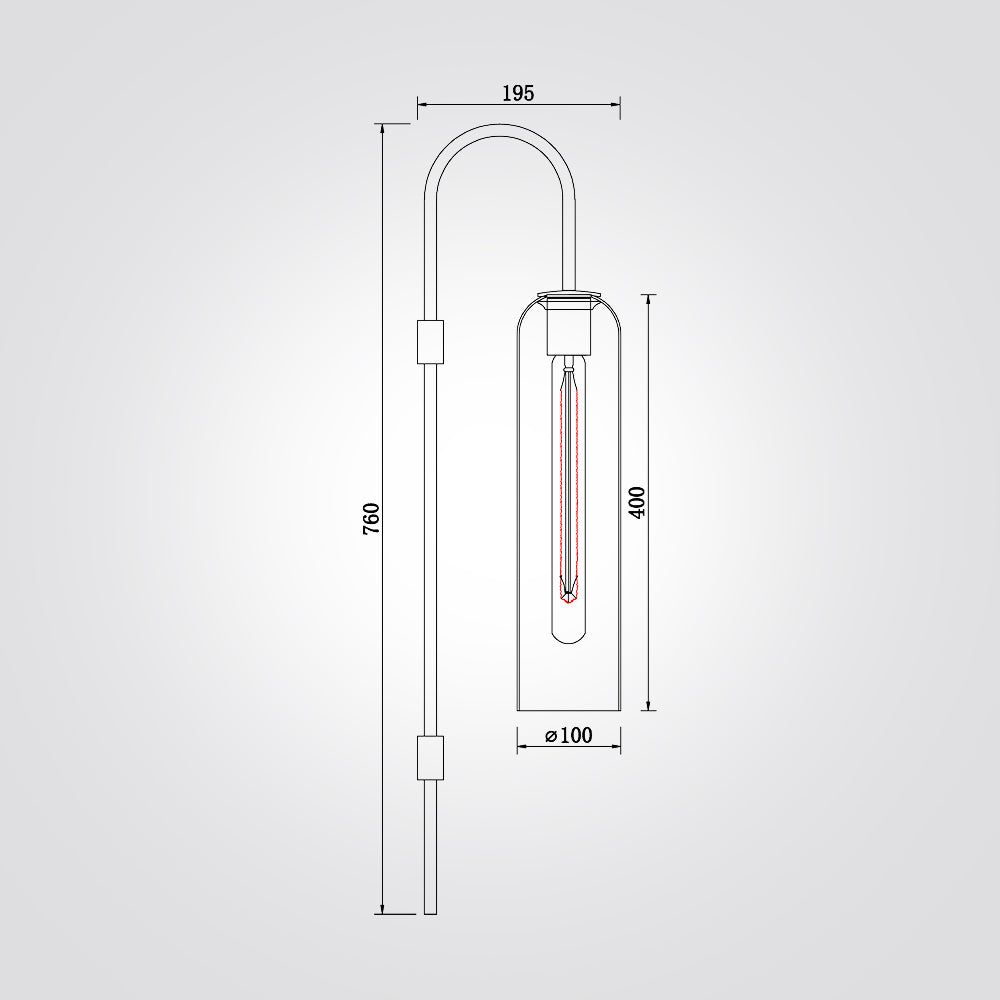 מנורת קיר שמש פליז דגם| C