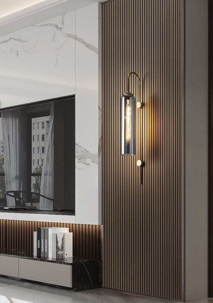 מנורת קיר שמש פליז דגם| C