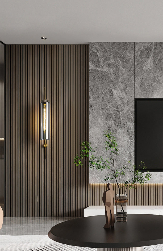 מנורת קיר שמש פליז דגם| C