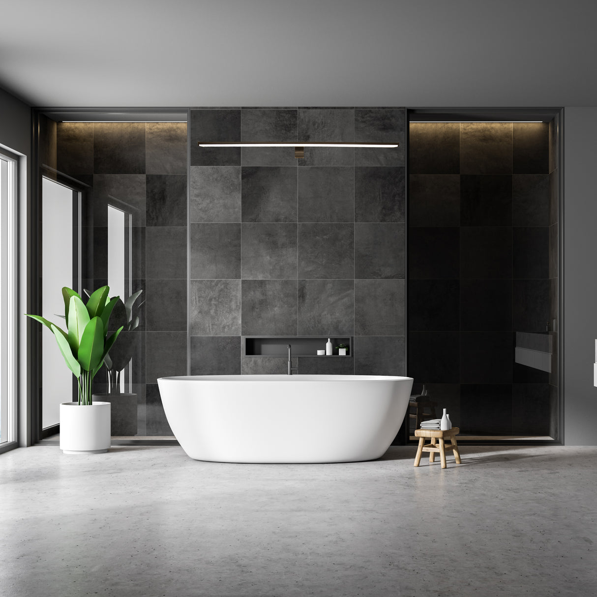 מנורת קיר יפעת|8W| 12W| 15W| שחור| לבן