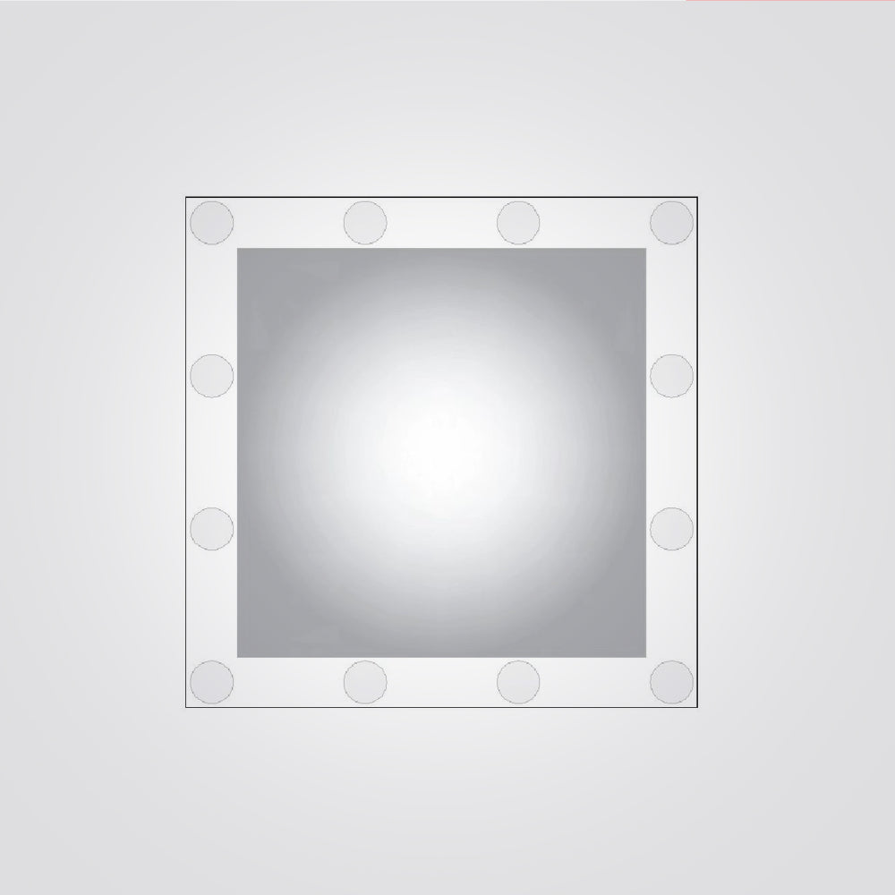 מראה מוארת מרובעת אן 60X60 ס"מ