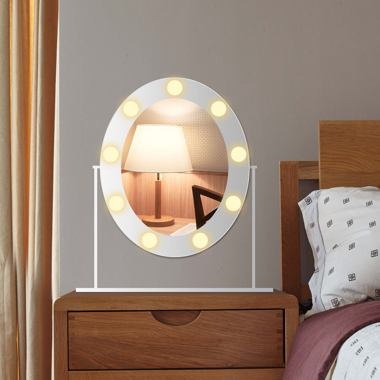 מראה מוארת אן 25X30 ס"מ