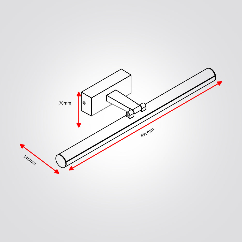 מנורת קיר לד מראה בלייק דגם| A