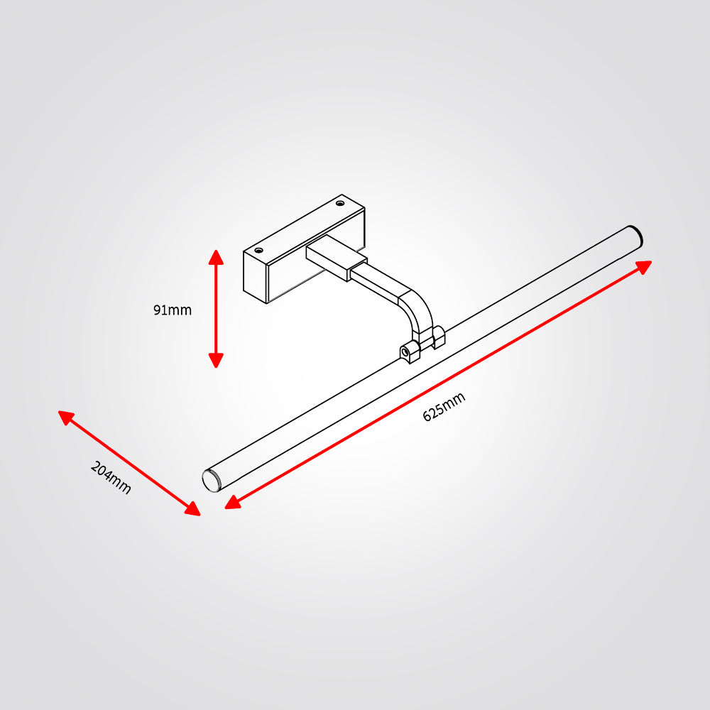 מנורת קיר לד מראה בלייק דגם| C