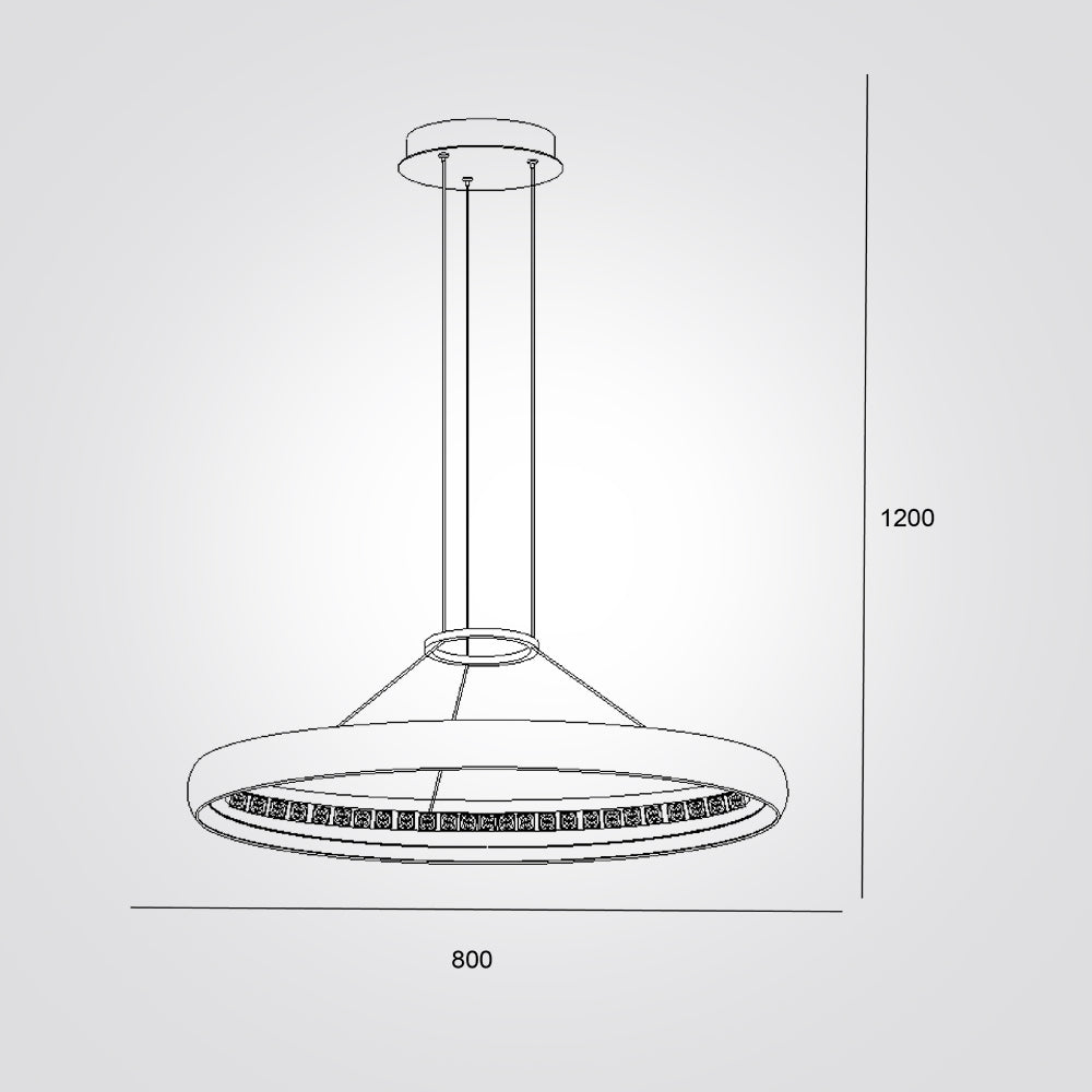 מנורת תליה לד אירי