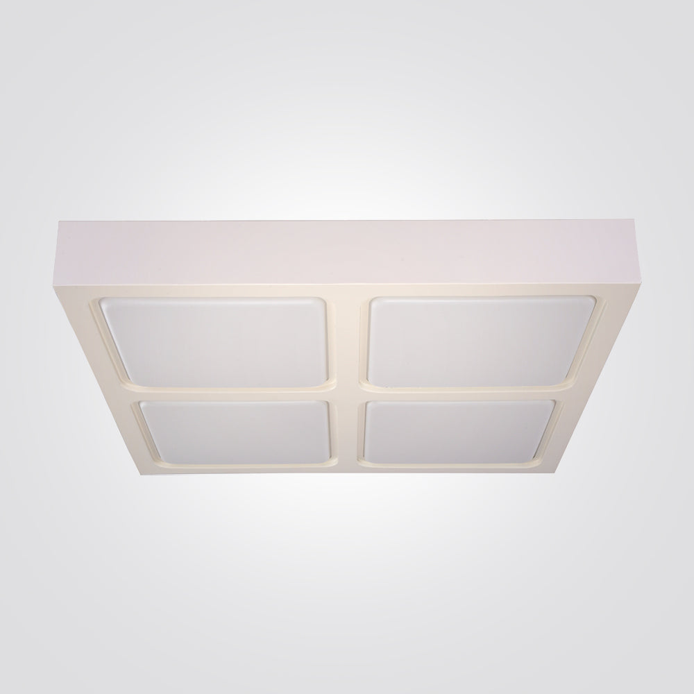 צמוד תקרה ריבועים|72W| לבן