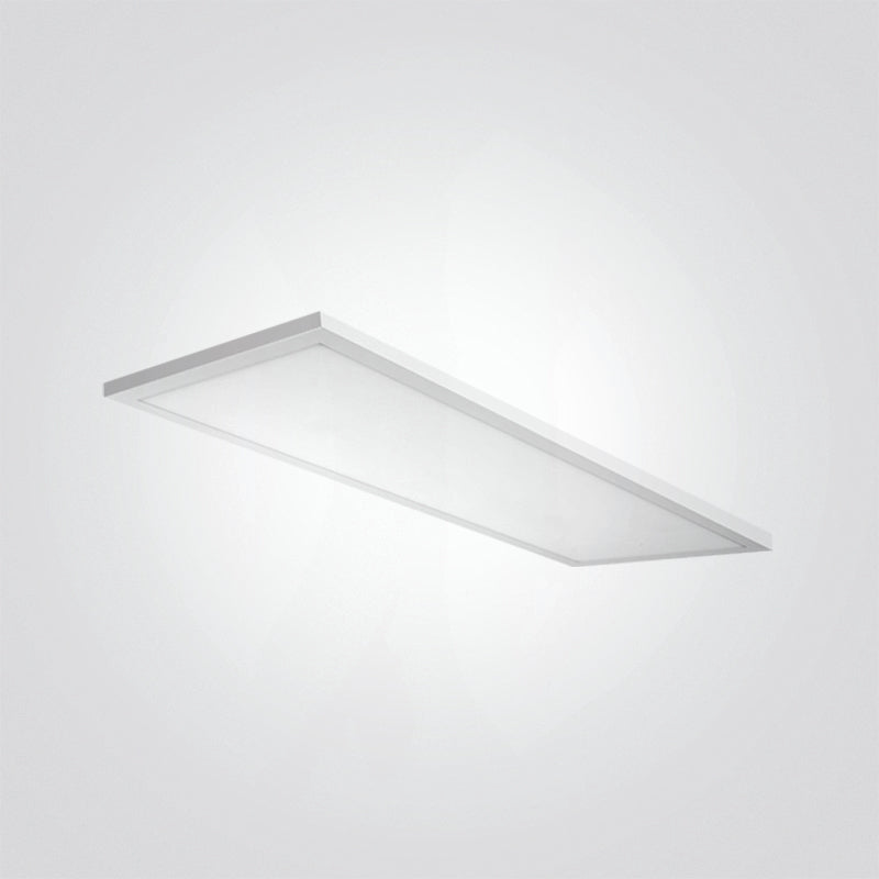 פאנל לד מלבני צמוד תקרה 30X90 ס"מ| 48W| לבן