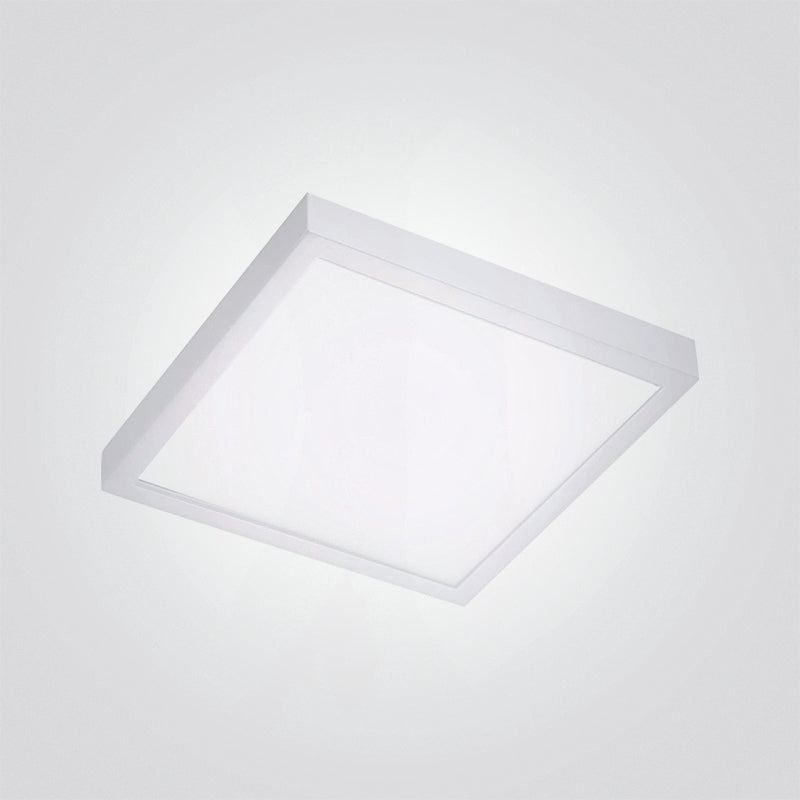 פאנל לד צמוד תקרה מרובע 30| 40| 50| 60 ס"מ| לבן