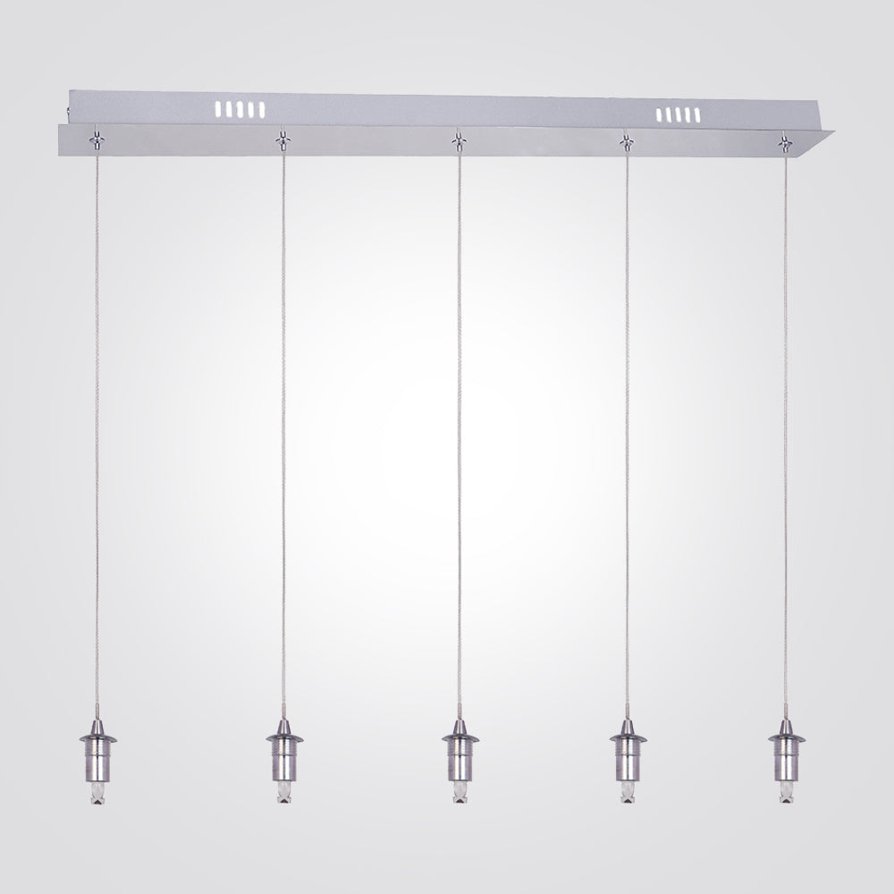 בסיס תאורה תלייה מלבני חמישייה ללא אהיל מתאים לבית נורה G9