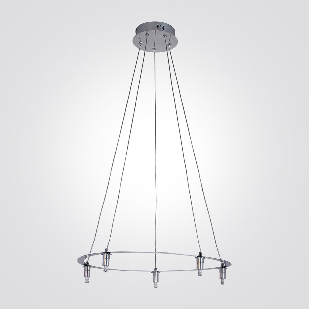 בסיס תאורה תלייה עגול חמישייה ללא אהיל מתאים לבית נורה G9