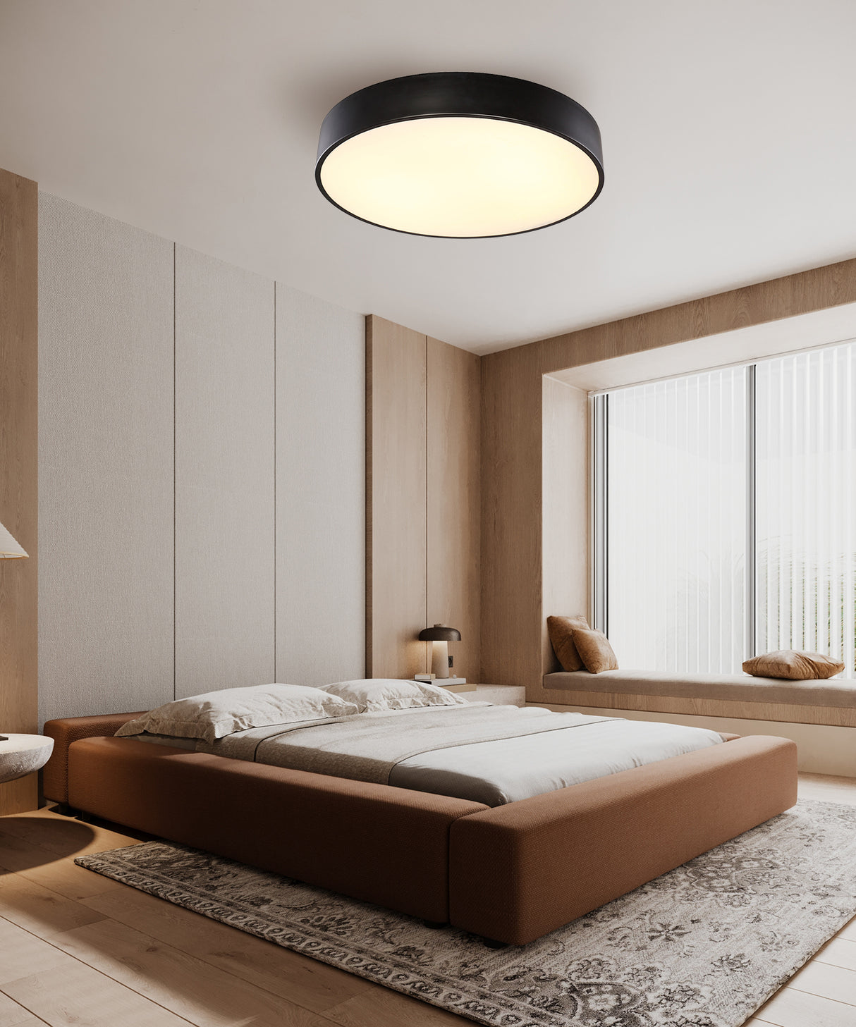 צמוד תקרה גדי לד Φ100 | לבן| פליז| שחור| CCT