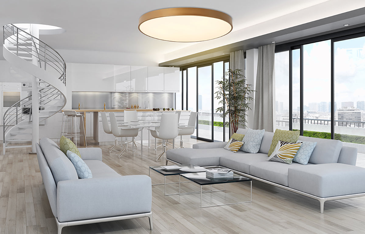 צמוד תקרה גדי לד Φ30 | לבן| פליז| שחור| CCT