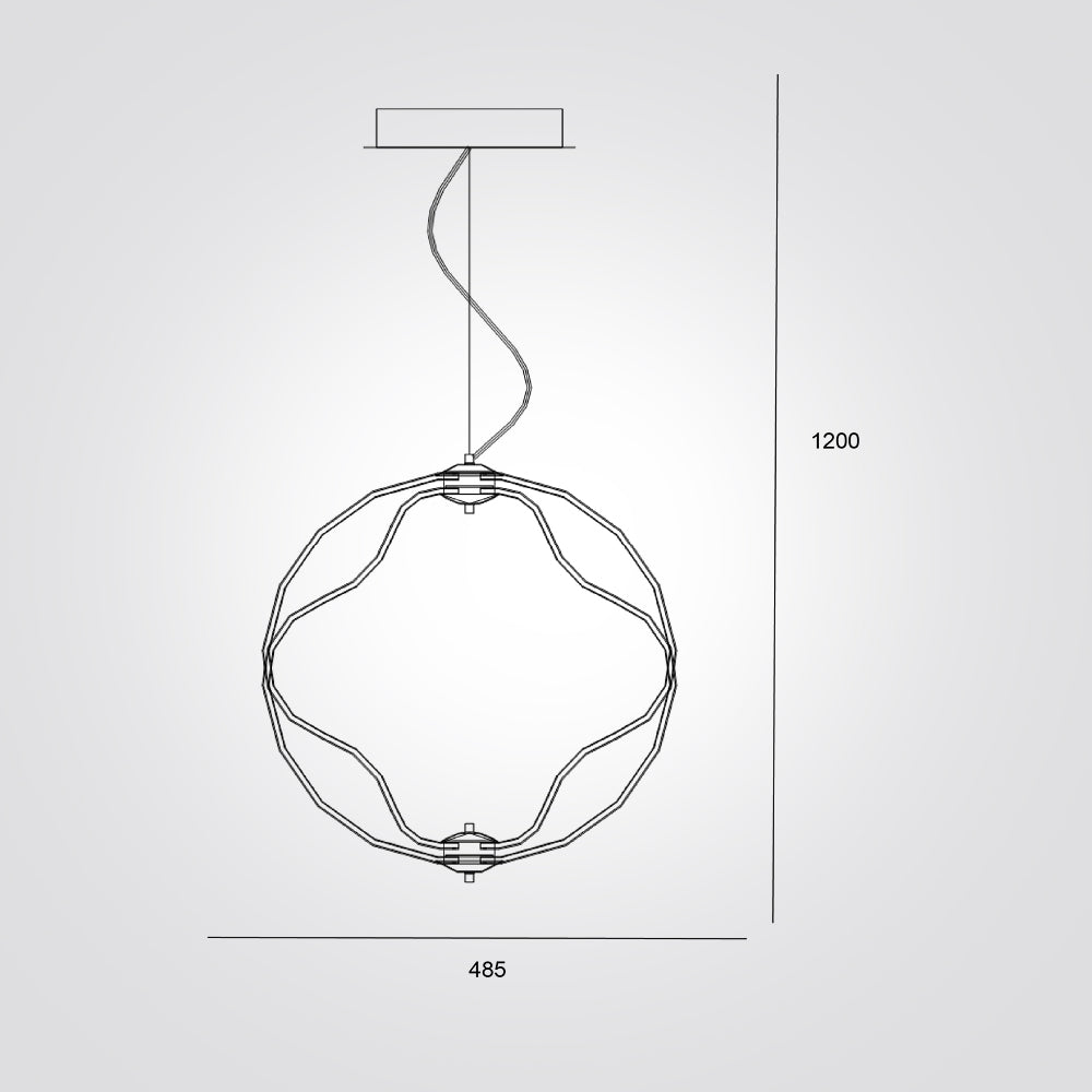 מנורת תליה חצב לד