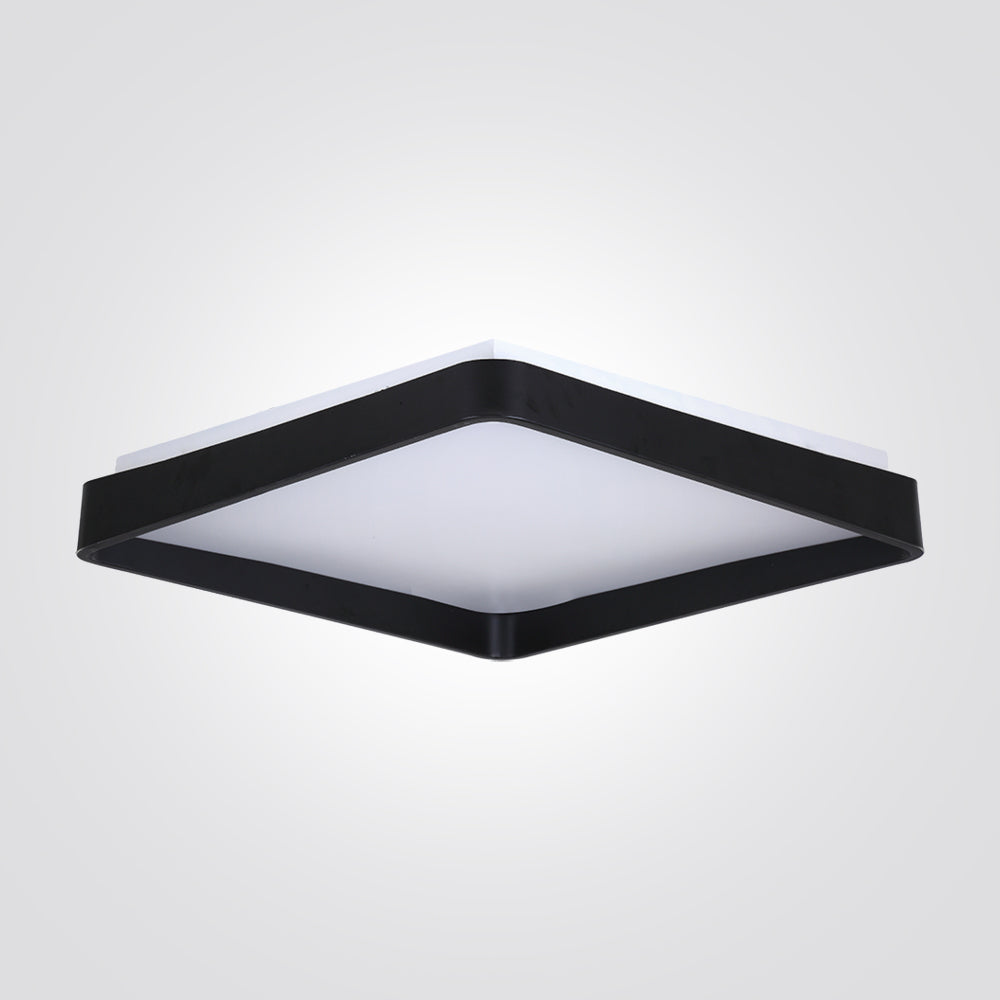 צמוד תקרה פלורי לד מרובע| 40|60| שחור