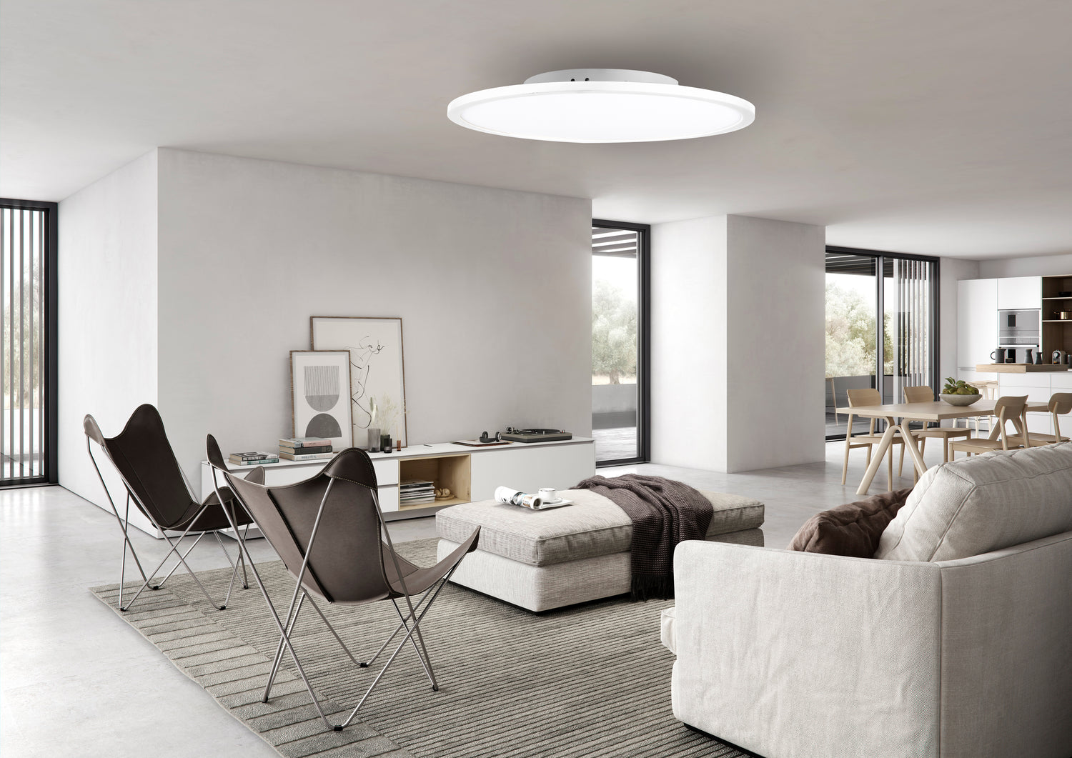 צמוד תקרה מרחף עזי לד Φ30| Φ40 | Φ60| שחור| פליז| לבן| CCT