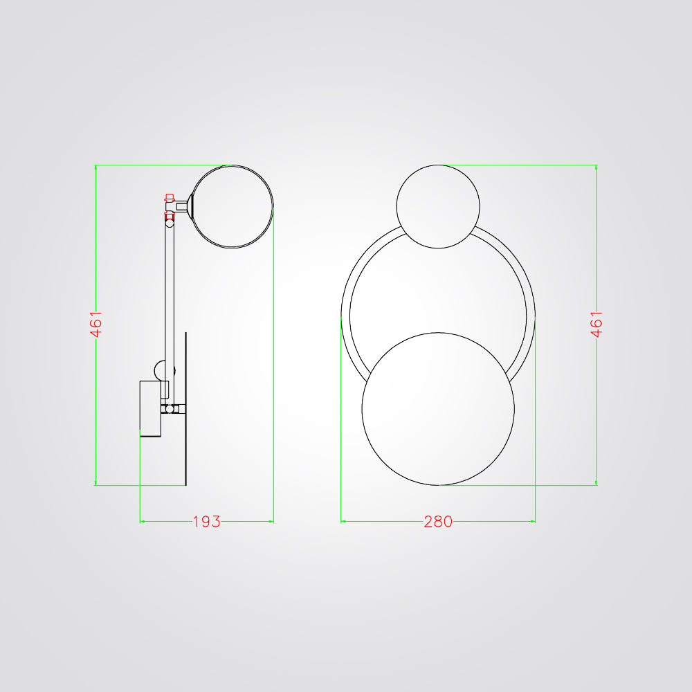 קיר זמיר לד -6W