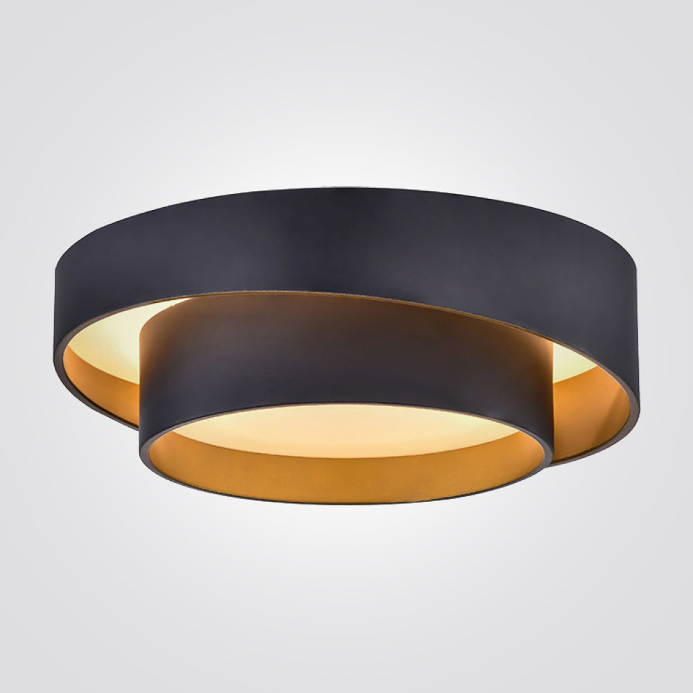 צמוד תקרה קרן לד| שחור פס זהב| Φ40| Φ60| Φ80