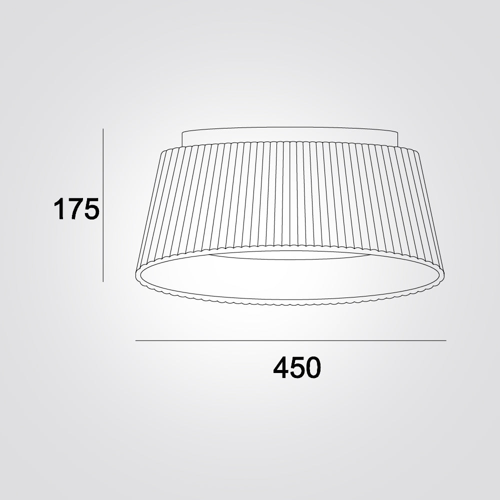 צמוד תקרה סילא לד| Φ45| לבן+זהב