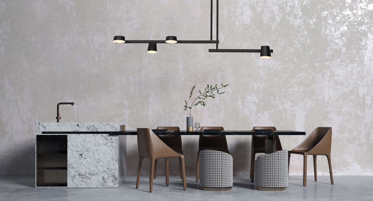 מנורת תליה מהד לד| שחור