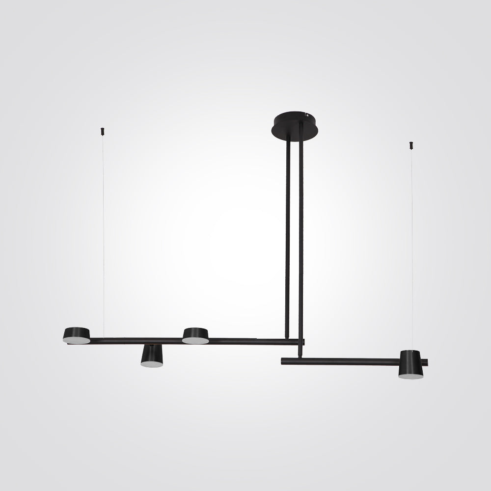 מנורת תליה מהד לד| שחור