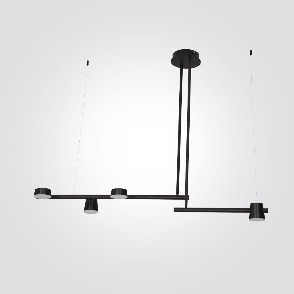 מנורת תליה מהד לד| שחור