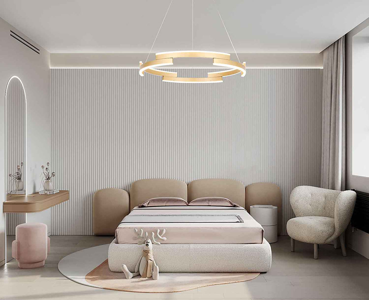 מנורת תליה גולדה לד| זהב| Φ40| Φ60| Φ80