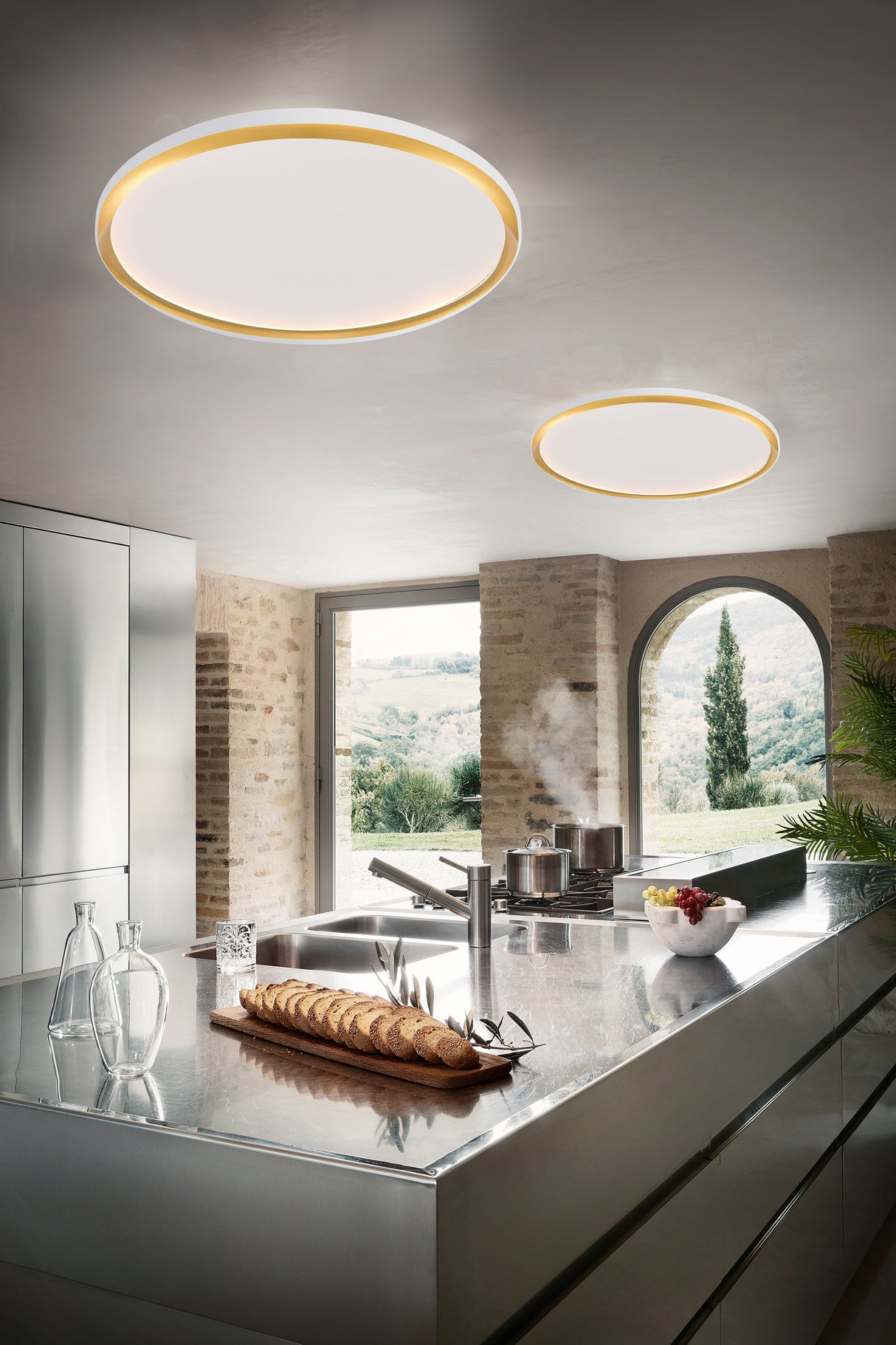 צמוד תקרה פנינה לד| זהב| Φ40| Φ60| Φ80| Φ100| CCT