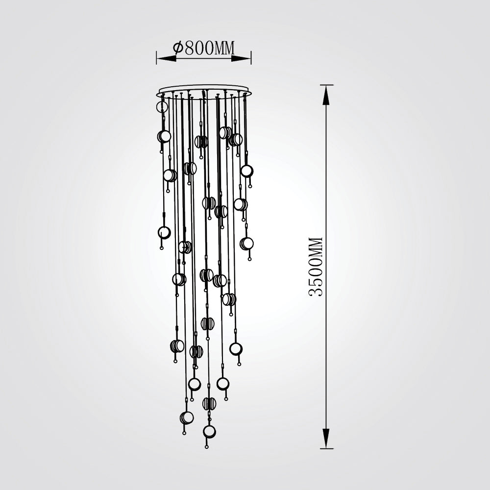 מנורת תליה ונציה נורת לד