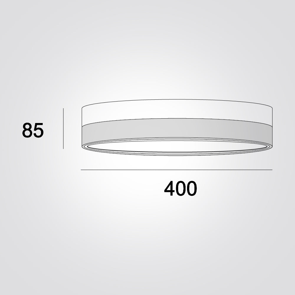 צמוד תקרה אדל לד| שחור| Φ40| Φ60| Φ80