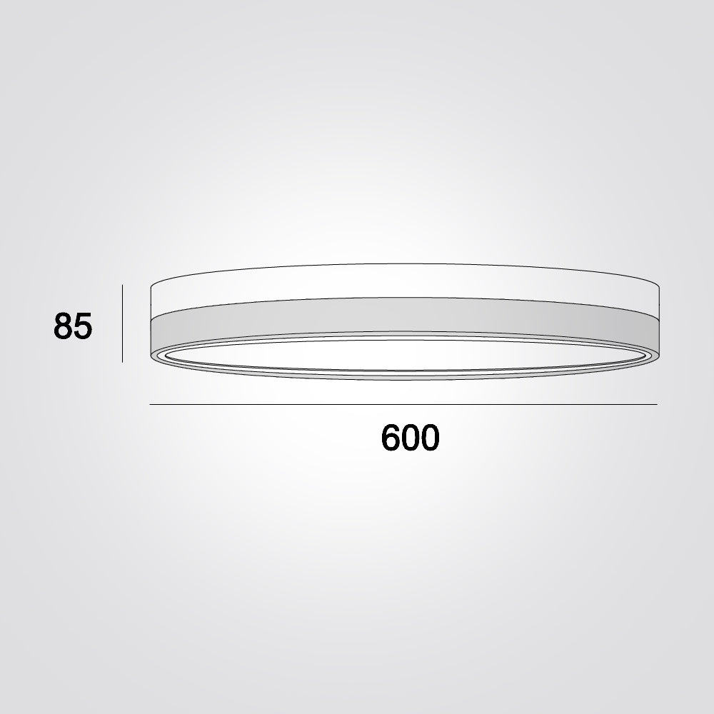 צמוד תקרה אדל לד| שחור| Φ40| Φ60| Φ80