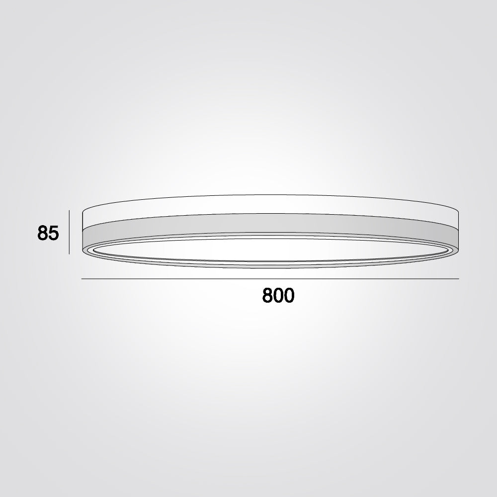 צמוד תקרה אדל לד| שחור| Φ40| Φ60| Φ80