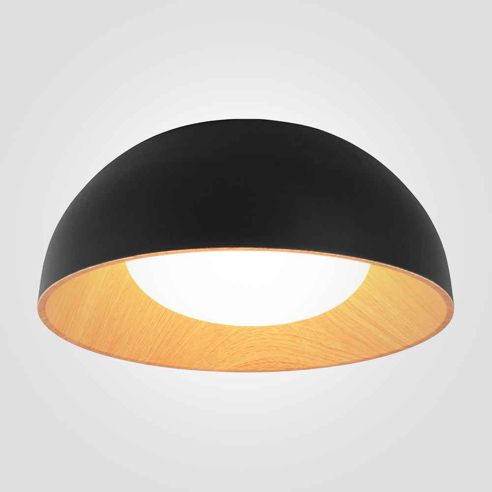 צמוד תקרה אדל לד| שחור+ עץ| Φ32| Φ50|