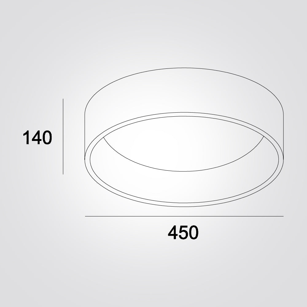 צמוד תקרה ג'וליה לד| לבן| Φ45| Φ60| CCT