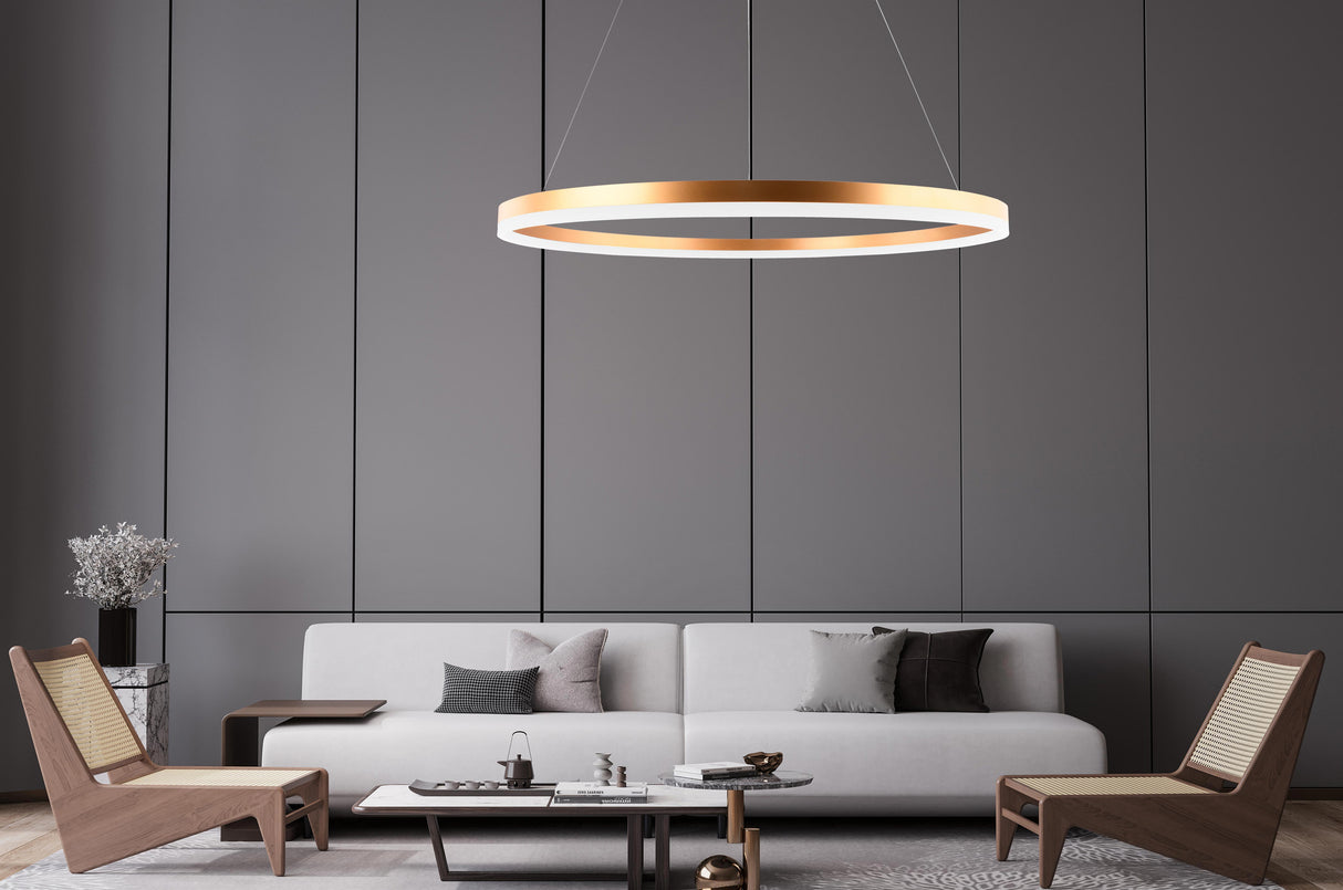 מנורת תליה דוריה לד| זהב| Φ40| Φ60| Φ80