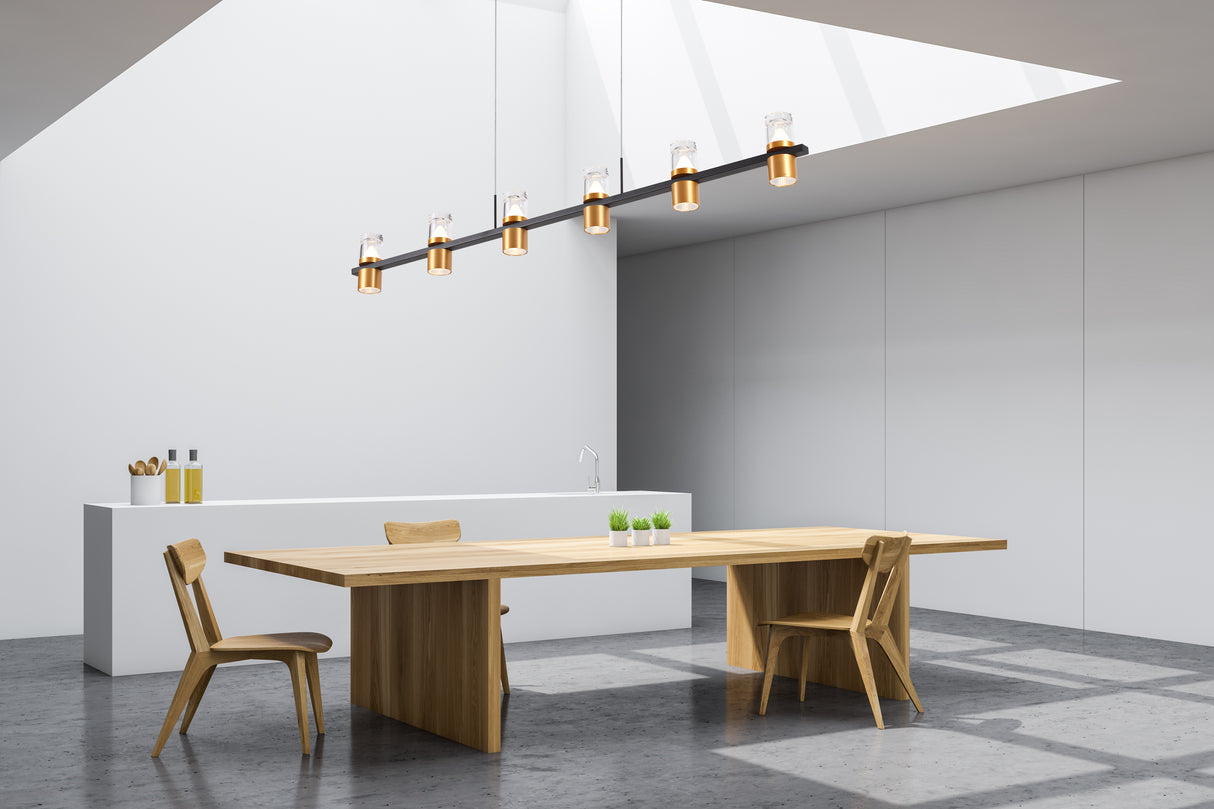 מנורת תליה רמונה לד| שישיה