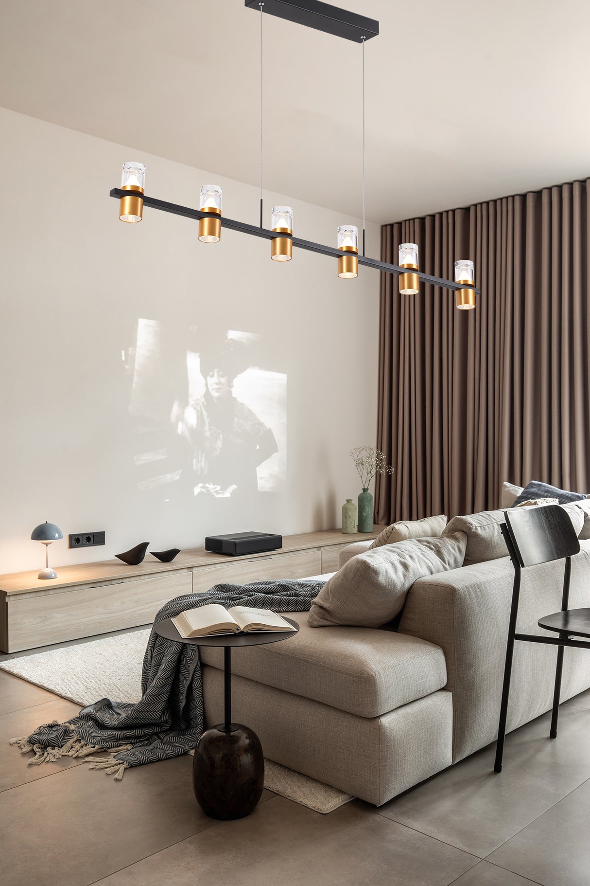 מנורת תליה רמונה לד| שישיה