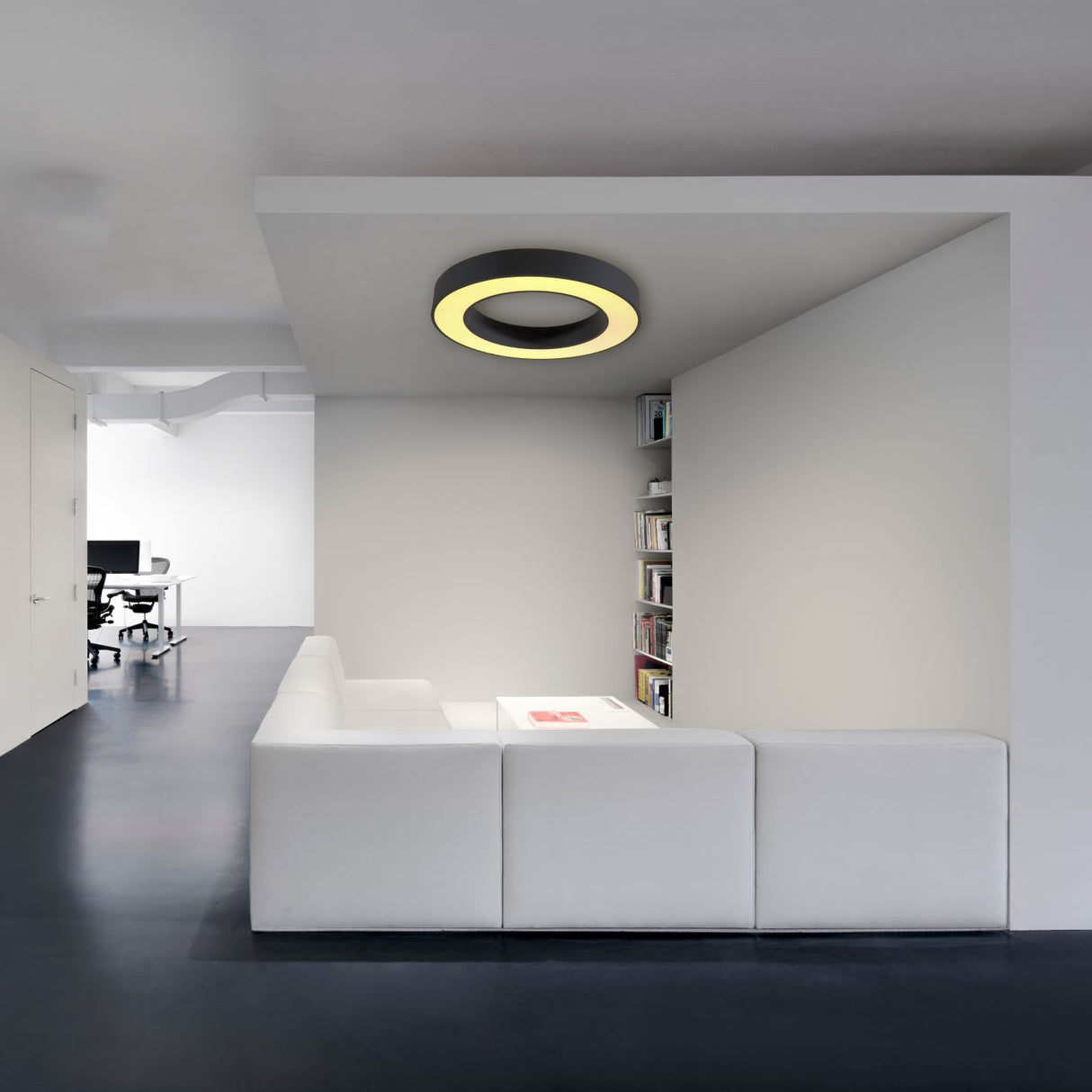 צמוד תקרה רינג לד| שחור| Φ40| Φ60| Φ80| Φ100| CCT