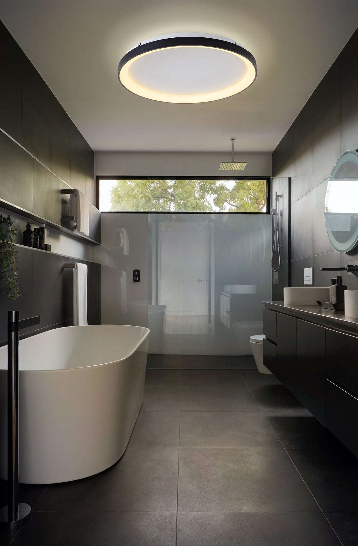 צמוד תקרה ורונה לד| שחור| Φ28| Φ38| Φ58| Φ78|Φ98| CCT