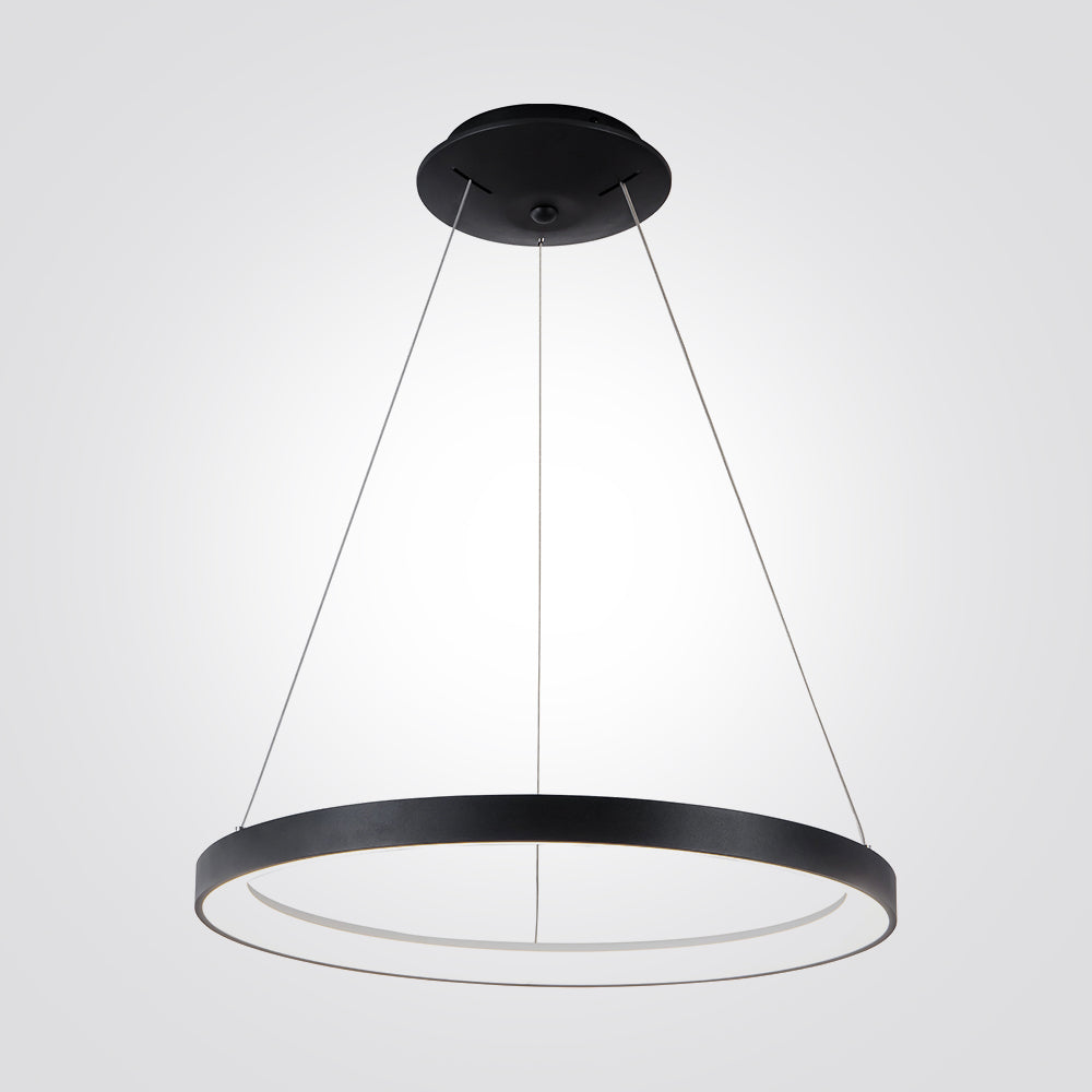 מנורת תלייה ורונה לד| שחור| Φ38| Φ58| Φ78| CCT