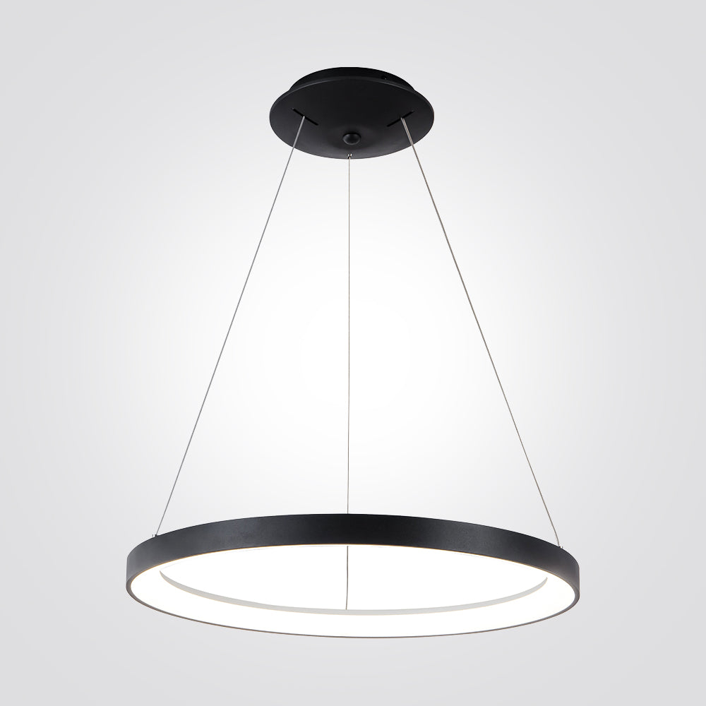 מנורת תלייה ורונה לד| שחור| Φ38| Φ58| Φ78| CCT