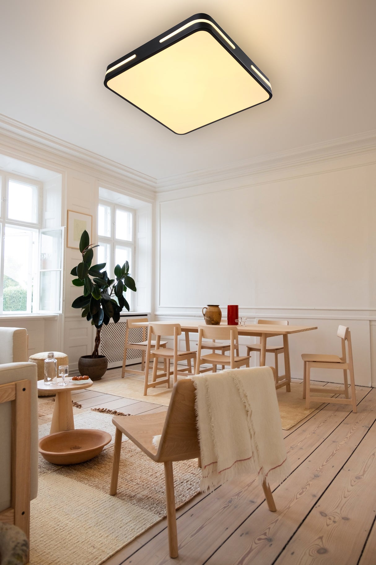 צמוד תקרה טורינו לד| שחור| 40| 60| 80|CCT