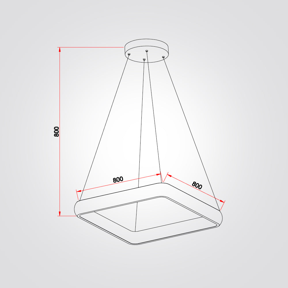 מנורת תליה פלרמו לד| שחור | CCT