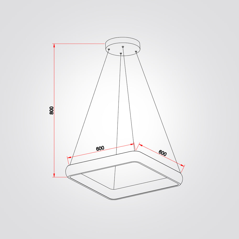 מנורת תליה פלרמו לד| לבן | CCT