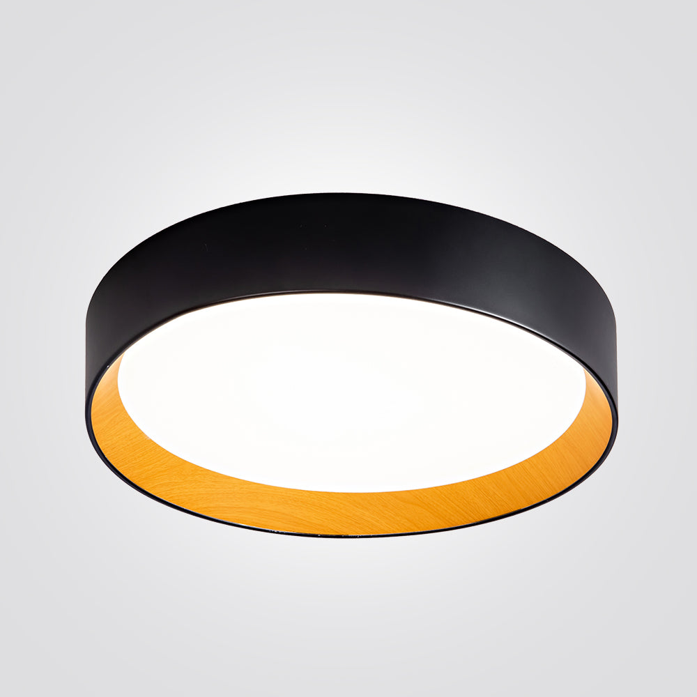 צמוד תקרה קטרינה| שחור +עץ|  Φ40| Φ60| Φ80| CCT