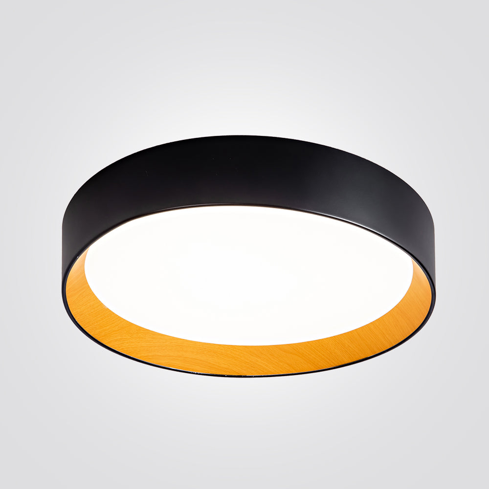 צמוד תקרה קטרינה| שחור +עץ|  Φ40| Φ60| Φ80| CCT