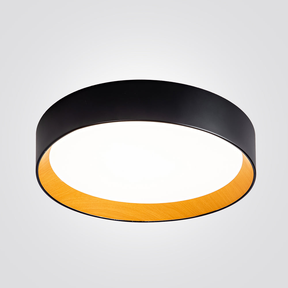 צמוד תקרה קטרינה| שחור +עץ|  Φ40| Φ60| Φ80| CCT